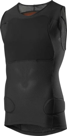 KOSZULKA Z OCHRANIACZAMI BEZ RĘKAWÓW FOX BASEFRAME PRO BLACK S