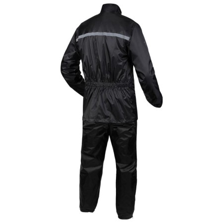 KOMBINEZON PRZECIWDESZCZOWY 2-CZĘŚĆ. REBELHORN RAIN BLACK S