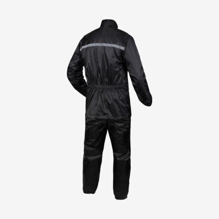KOMBINEZON PRZECIWDESZCZOWY 2-CZĘŚĆ. REBELHORN RAIN BLACK S