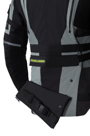 KURTKA TEKSTYLNA REBELHORN PATROL GREY/BLACK/FLO YELLOW XS