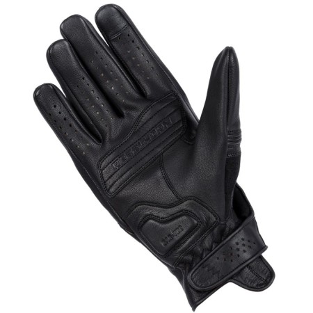 RĘKAWICE SKÓRZANE REBELHORN THUG II PERFOROWANE BLACK XS
