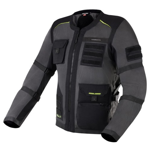Przejdź do produktu KURTKA TEKSTYLNA REBELHORN BRUTALE DARK GREY/BLACK/FLO YELLOW 