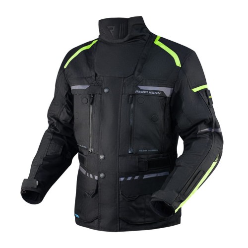 Przejdź do produktu KURTKA TEKSTYLNA REBELHORN CUBBY IV BLACK/FLO YELLOW