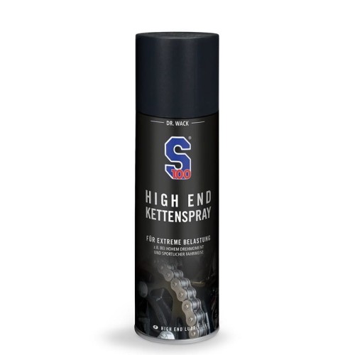 Przejdź do produktu SMAR DO ŁAŃCUCHA W SPRAYU S100 HIGH END CHAIN LUBE 300 ML