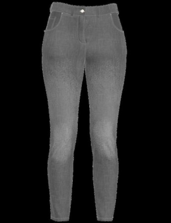 SPODNIE JEANS REBELHORN CLASSIC III LADY SKINNY FIT WASHED GREY W24L28
