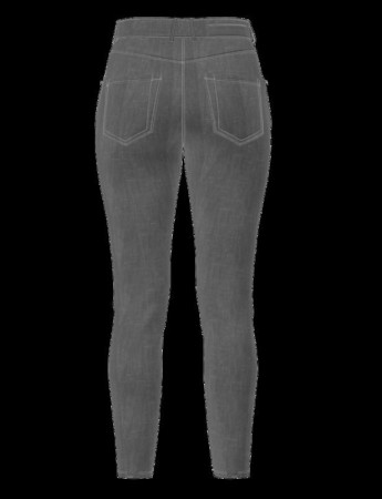 SPODNIE JEANS REBELHORN CLASSIC III LADY SKINNY FIT WASHED GREY W24L28