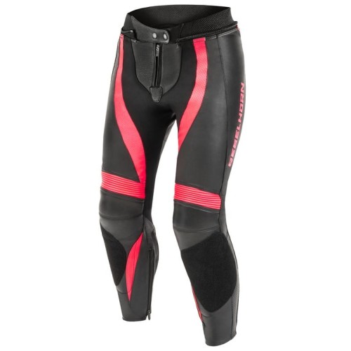 Przejdź do produktu SPODNIE SKÓRZANE REBELHORN REBEL LADY PINK/BLACK 