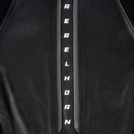 KURTKA SKÓRZANA REBELHORN VELOCE BLACK/WHITE 46
