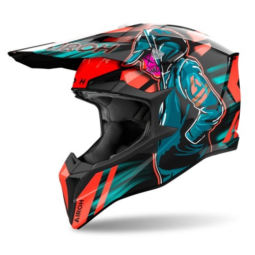 Przejdź do produktu KASK AIROH WRAAAP CYBER ORANGE GLOSS 