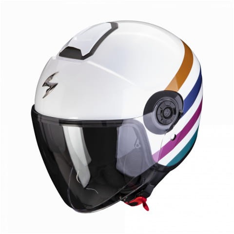 Przejdź do produktu SCORPION KASK EXO-CITY II BEE WHITE-GREEN-GOLD