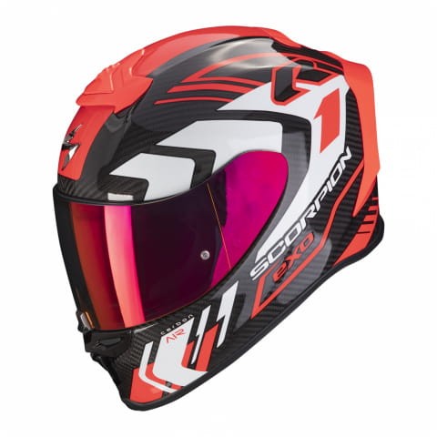 Przejdź do produktu SCORPION KASK EXO-R1 CARBON AIR SUPRA BK-RED