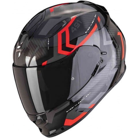 Przejdź do produktu SCORPION KASK EXO-491 SPIN BLACK-RED