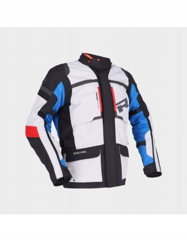Przejdź do produktu RICHA KURTKA BRUTUS GORE-TEX GREY/BLUE/RED