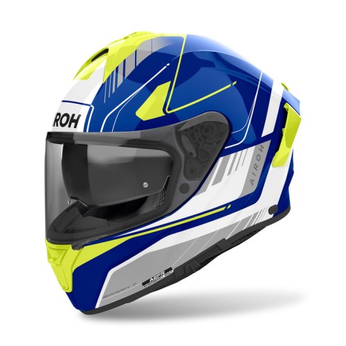 Przejdź do produktu KASK AIROH SPARK 2 CHRONO BLUE/YELLOW GLOSS