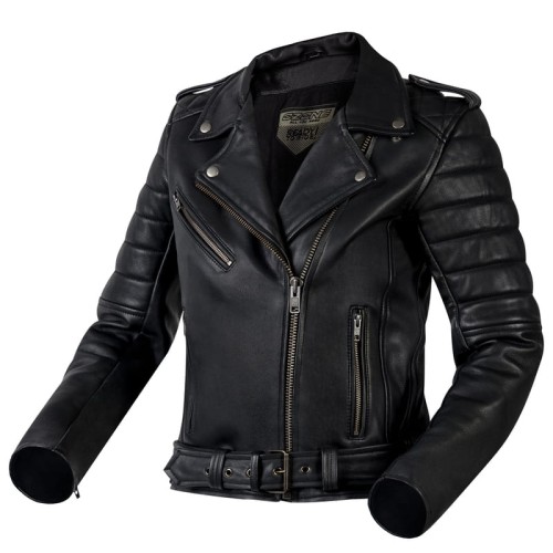 Przejdź do produktu KURTKA SKÓRZANA OZONE RAMONES MODERN LADY MATT BLACK 