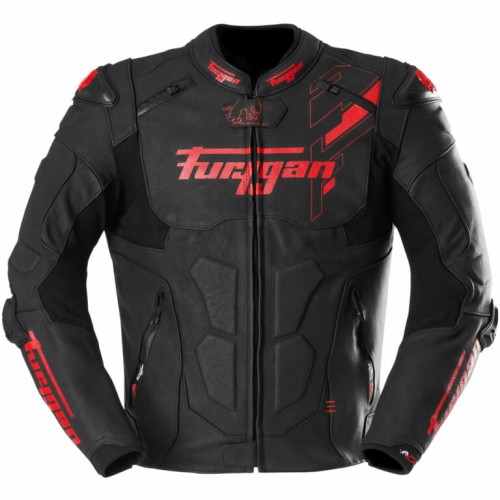 Przejdź do produktu Kurtka skórzana sportowa RAPTOR EVO 3 black red
