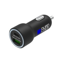 Przejdź do produktu Ładowarka samochodowa Quad Lock® 48W - USB-C PD + USB-A QC3.0