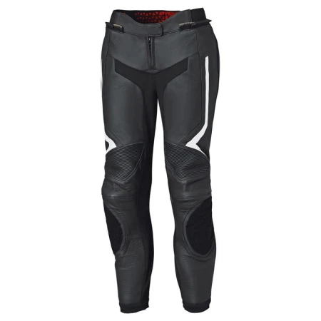 SPODNIE MOTOCYKLOWE SKÓRZANE DAMSKIE HELD STREET ROCKET 4 BLACK WHITE SLIM L-80
