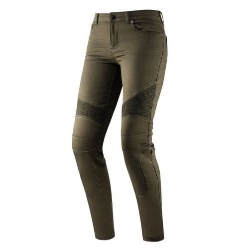 Przejdź do produktu JEANSY MOTOCYKLOWE DAMSKIE REBELHORN VANDAL TWILL OLIVE