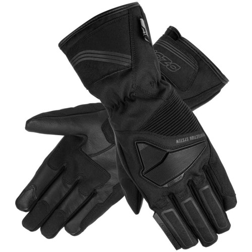 Przejdź do produktu RĘKAWICE MOTOCYKLOWE DAMSKIE OZONE TOURING WP BLACK WXXS