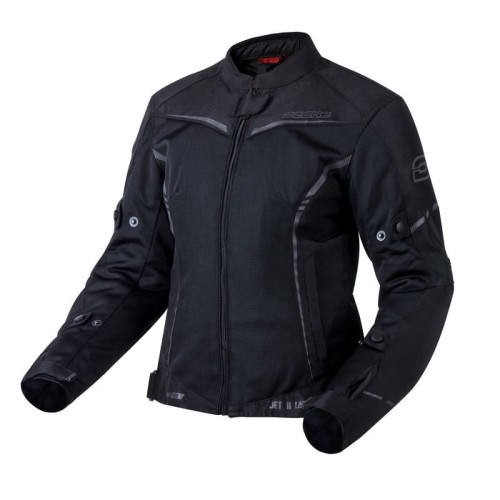 Przejdź do produktu KURTKA MOTOCYKLOWA TEKSTYLNA DAMSKA OZONE JET 2 BLACK WXS