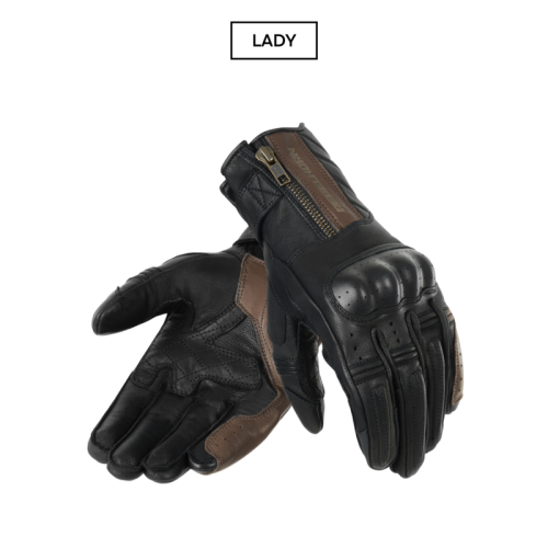 Przejdź do produktu RĘKAWICE MOTOCYKLOWE DAMSKIE REBELHORN HUNTER VINTAGE BROWN WXS