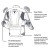 KURTKA MOTOCYKLOWA TEKSTYLNA REBELHORN HARDY 2 BLACK FLUO YELLOW