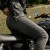 JEANSY MOTOCYKLOWE DAMSKIE OZONE STRIKER SLIM FIT WASHED BLUE W28/30