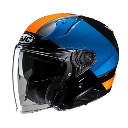 Przejdź do produktu KASK MOTOCYKLOWY HJC RPHA31 CHELET BLUE ORANGE