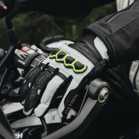 RĘKAWICE MOTOCYKLOWE REBELHORN PATROL SHORT BLACK GREY