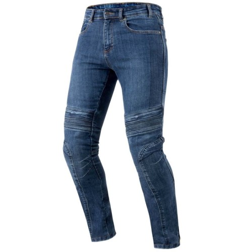 Przejdź do produktu JEANSY MOTOCYKLOWE OZONE HORNET 2 WASHED BLUE W38L32