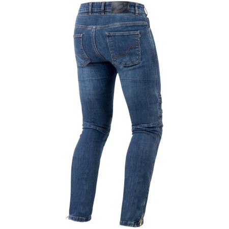 JEANSY MOTOCYKLOWE OZONE HORNET 2 WASHED BLUE W38L32