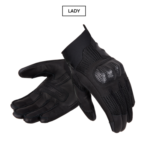 Przejdź do produktu RĘKAWICE SKÓRZANE REBELHORN GAP III LADY BLACK 
