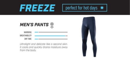 SPODNIE TERMOAKTYWNE REBELHORN FREEZE GREY BLACK