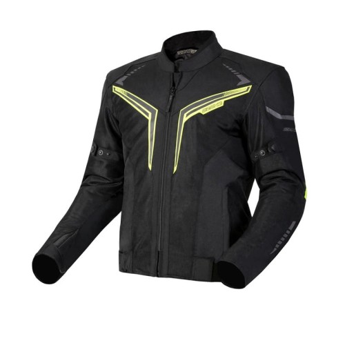 Przejdź do produktu KURTKA MOTOCYKLOWA TEKSTYLNA OZONE FLOW BLACK FLUO YELLOW