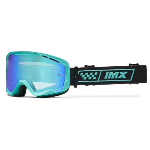 Przejdź do produktu GOGLE IMX ENDURANCE RACE TURQUOISE MATT/ BLACK - SZYBA IRIDIUM GREEN + CLEAR (2 SZYBY W ZESTAWIE)