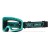 GOGLE IMX ENDURANCE RACE TURQUOISE MATT/ BLACK - SZYBA IRIDIUM GREEN + CLEAR (2 SZYBY W ZESTAWIE)