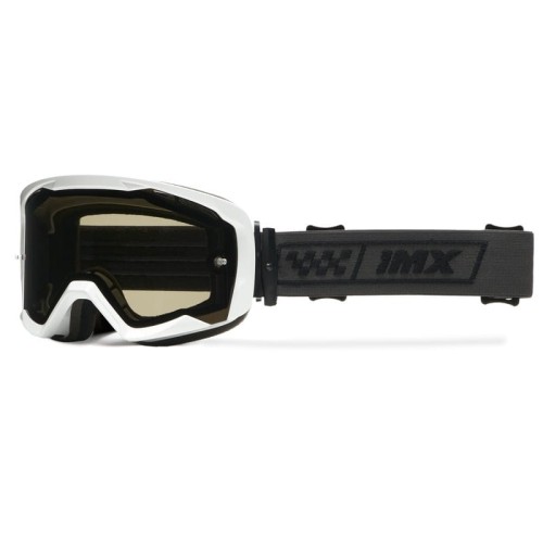 Przejdź do produktu GOGLE IMX ENDURANCE RACE WHITE GLOSS/BLACK - SZYBA DARK SMOKE + CLEAR (2 SZYBY W ZESTAWIE)