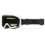 GOGLE IMX ENDURANCE RACE WHITE GLOSS/BLACK - SZYBA DARK SMOKE + CLEAR (2 SZYBY W ZESTAWIE)