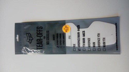 Przejdź do produktu ZRYWKI TEAR-OFF DO GOGLI FOX AIRSPACE/MAIN II STD TEAR OFF CLEAR