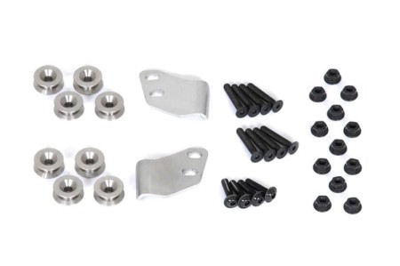ZESTAW ADAPTERÓW NA STELAŻ EVO NA KUFRY BOCZNE SW-MOTECH TRAX/EVO/ION/NANUK BLACK