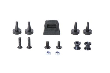 ZESTAW ADAPTERÓW DO ADVENTURE-RACK SW-MOTECH POD KUFER CENTRALNY GIVI KAPPA MONOKEY BLACK