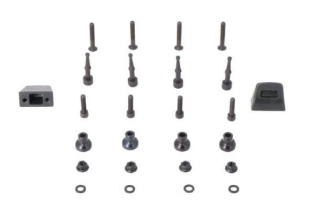 ZESTAW ADAPTERÓW NA STELAŻ EVO NA KUFRY BOCZNE SW-MOTECH GIVI MONOKEY BLACK