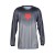 BLUZA FOX JUNIOR 180 INTERFERE GREY/RED