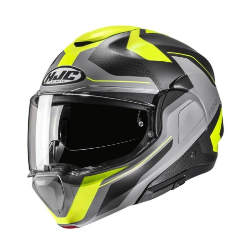 Przejdź do produktu KASK MOTOCYKLOWY HJC F100 BIOS GREY YELLOW
