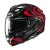 KASK MOTOCYKLOWY HJC F71 CARBON NEVIO BLACK RED