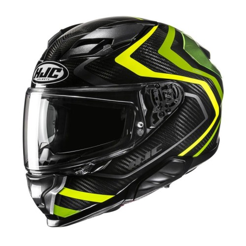 Przejdź do produktu KASK MOTOCYKLOWY HJC F71 CARBON NEVIO BLACK GREEN