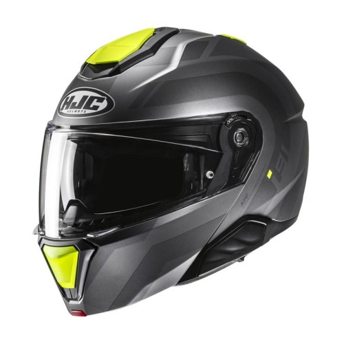Przejdź do produktu KASK MOTOCYKLOWY HJC I91 ARVEN GREY YELLOW