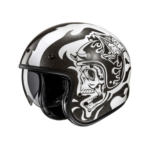 Przejdź do produktu KASK MOTOCYKLOWY HJC V31 FLAME WHITE BLACK