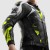 KURTKA MOTOCYKLOWA SKÓRZANA REBELHORN INFERNO BLACK WHITE FLUO YELLOW 46